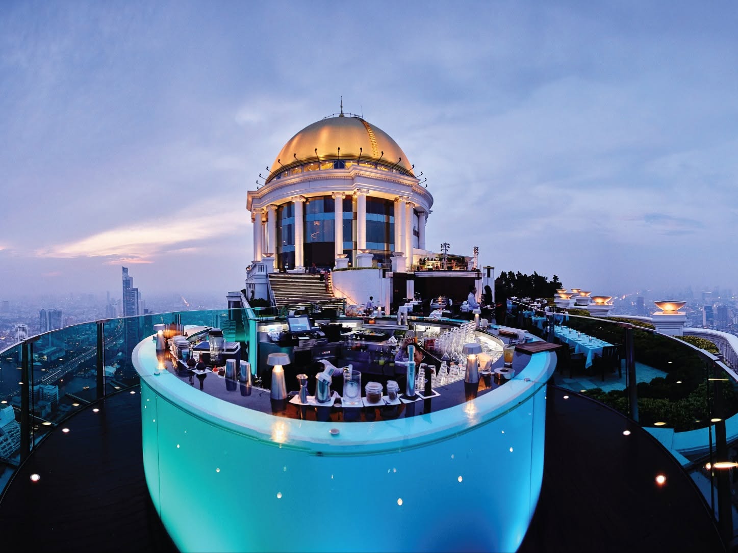 Inside Sky Bar at Lebua