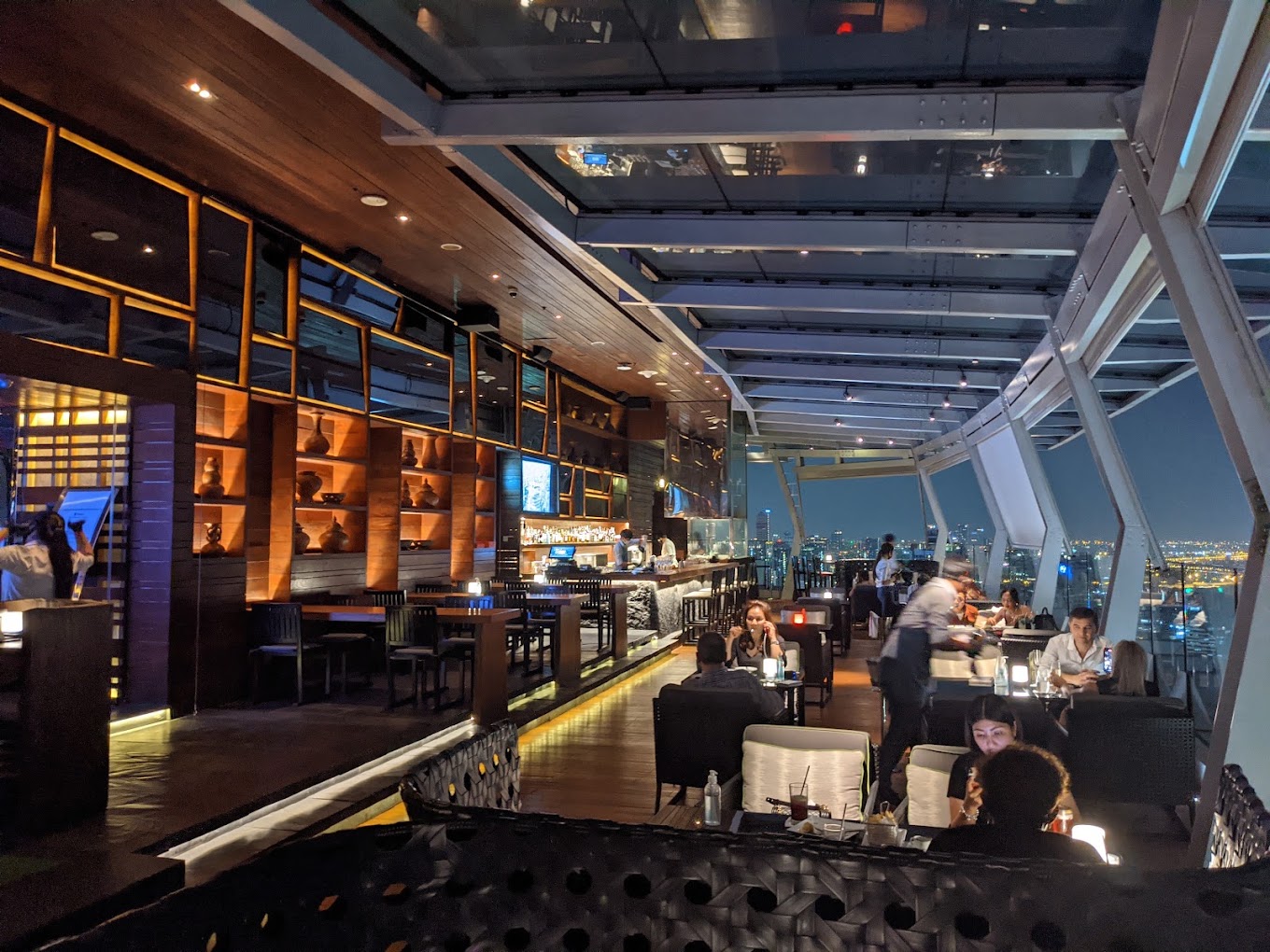 Inside Octave Rooftop Lounge