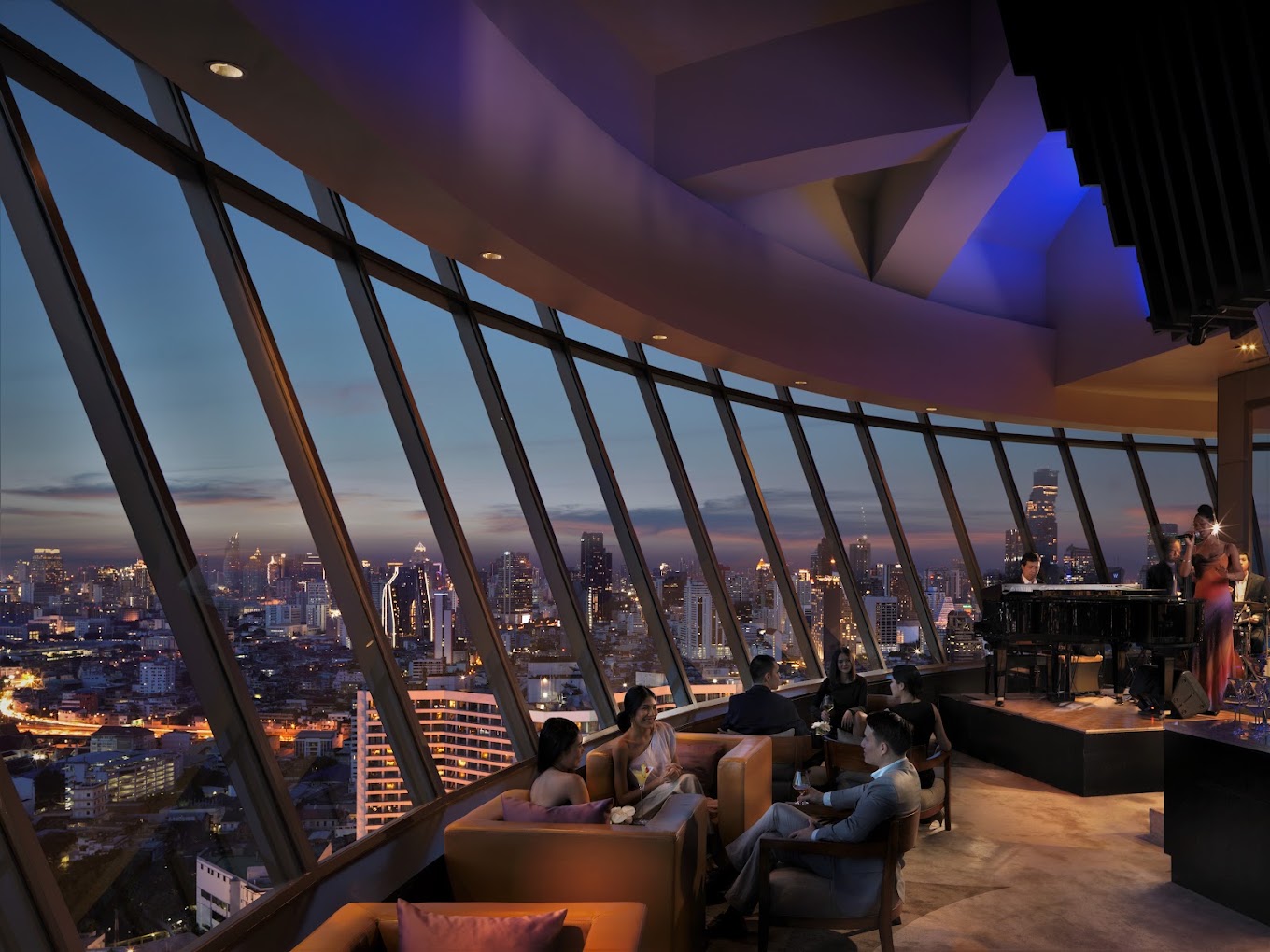 Inside Three Sixty Lounge