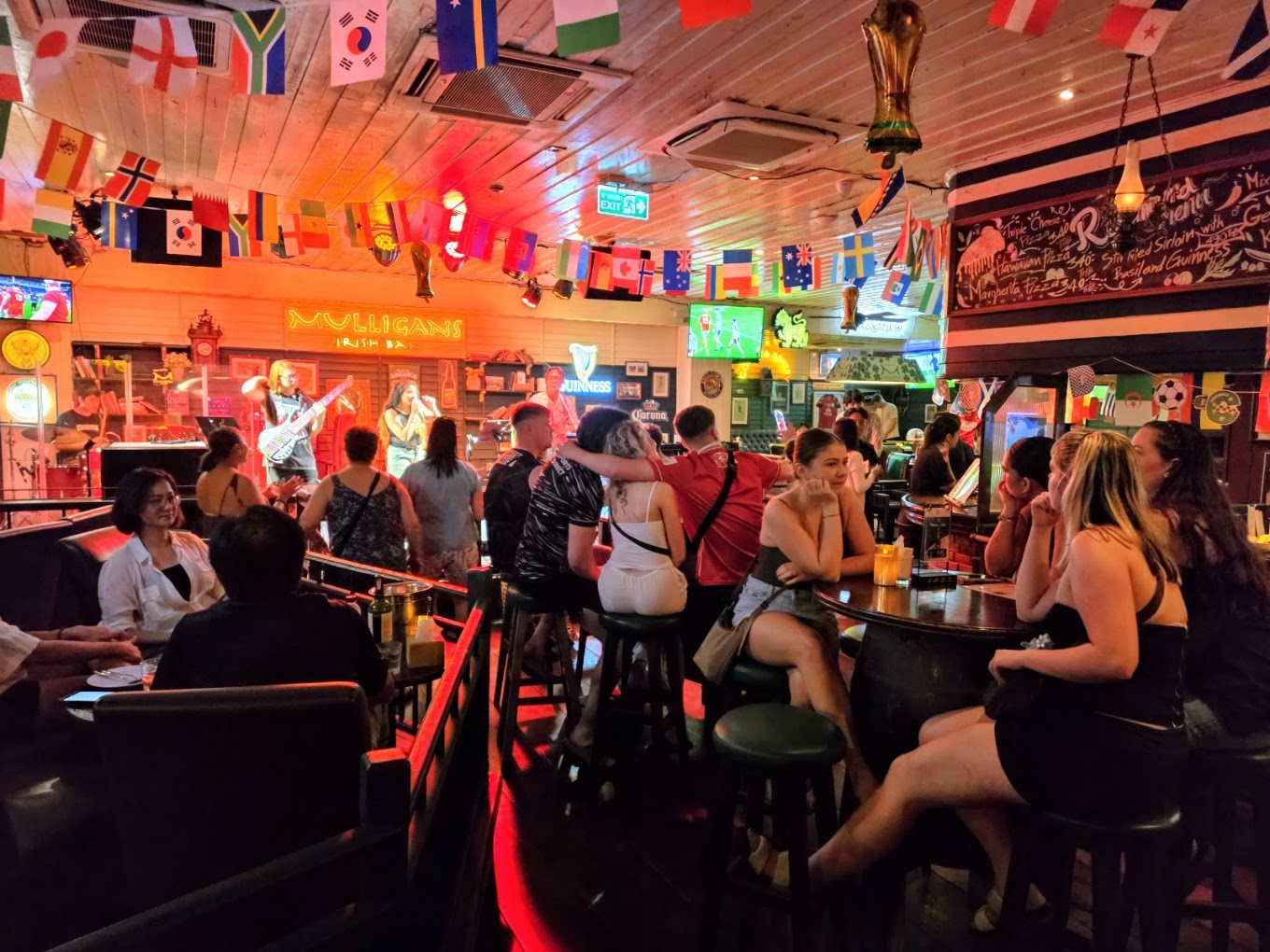 Inside Mulligan's Irish Bar & Restaurant