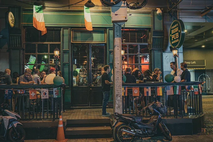 Inside O'Leary's Irish Pub Bangkok